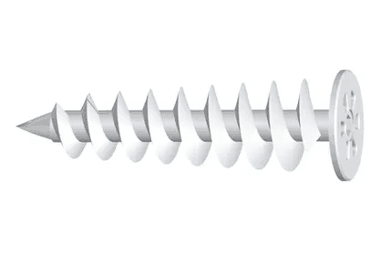 WKRĘT-MET Wkręty spiralne tworzywowe do styropianu 50 x 28 (10szt)