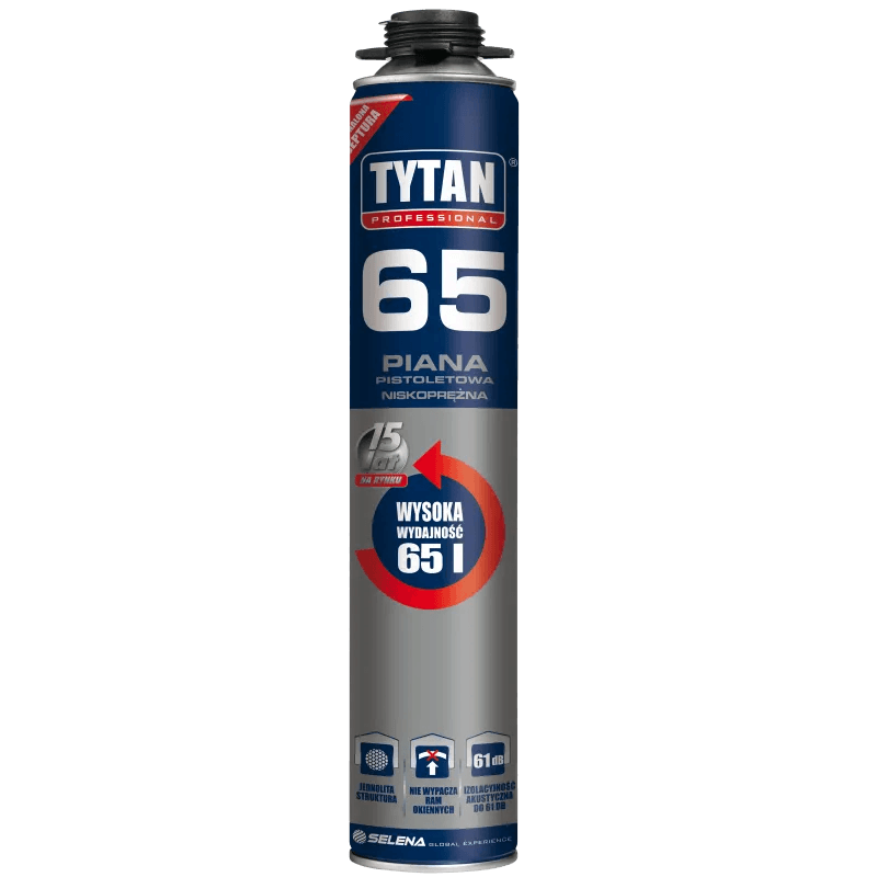 TYTAN PROFESSIONAL Gun Piana Pistoletowa 750 ml  rękawiczki, zdjęcie 1
