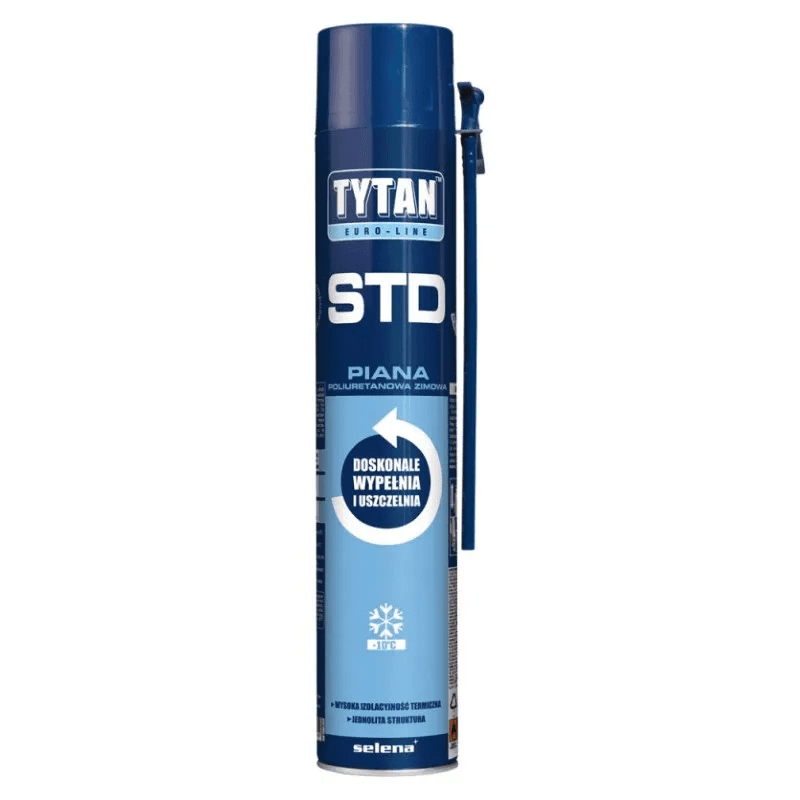 TYTAN EURO LINE Std Zimowa Piana Wężykowa 750 ml  rękawiczki