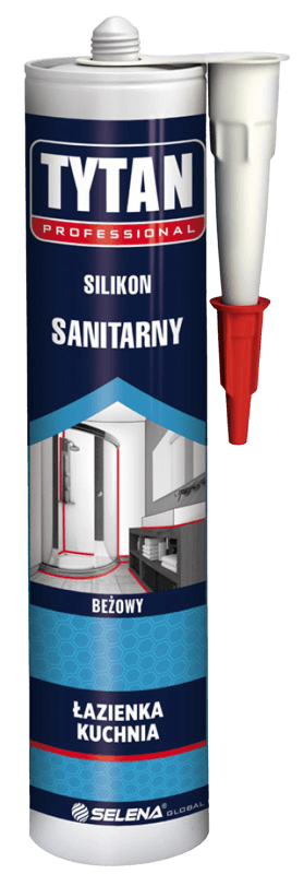 TYTAN PROFESSIONAL Silikon Sanitarny 280 ml biały