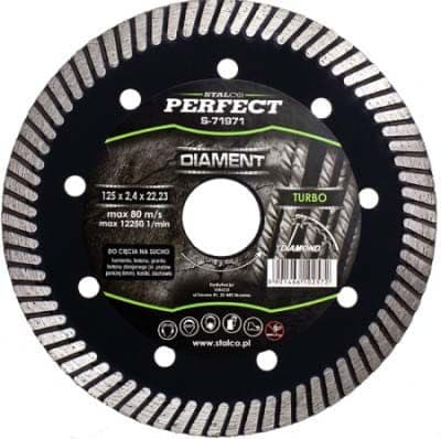 STALCO Tarcza diamentowa turbo, 125mm