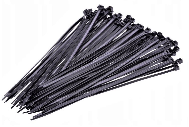 STALCO Opaski nylonowe czarne, 3,6x150