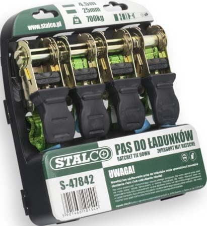 STALCO Pasy do ładunków 4szt. 700kg, 25mmx4,5m