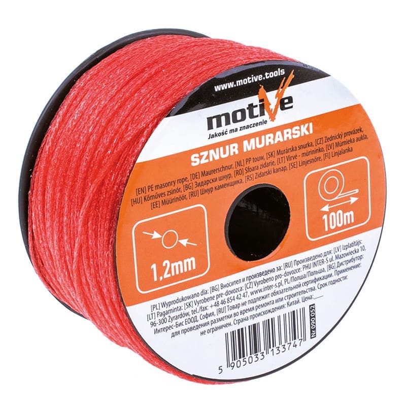 MOTIVE Sznur murarski 50m x 1,7mm