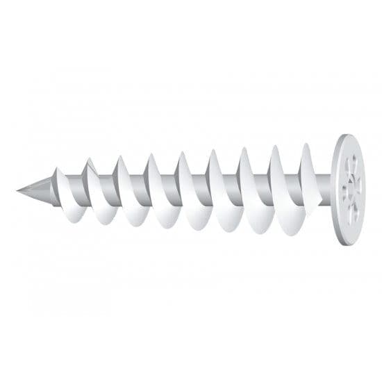 WKRĘT-MET Wkręty spiralne tworzywowe do styropianu 85 x 28 (10szt), miniatura 2