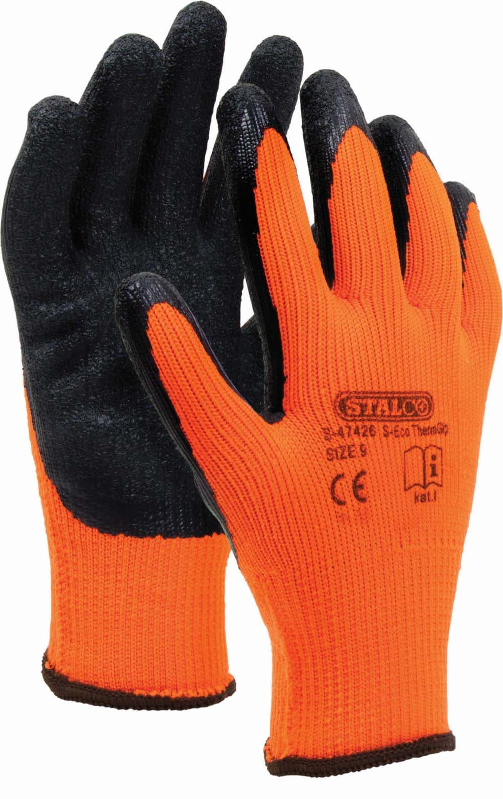 STALCO Rękawice poliestrowe ocieplane "S-Eco Therm Grip"