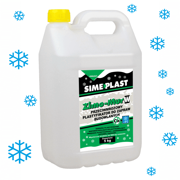 SIMEPLAST Plastyfikator do zapraw cementowych Zimo-Mur, 1kg