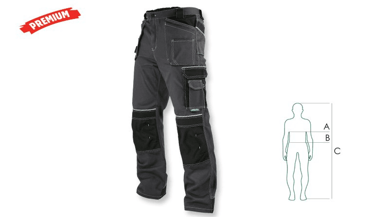 STALCO Spodnie robocze "Allround Line", zdjęcie 2