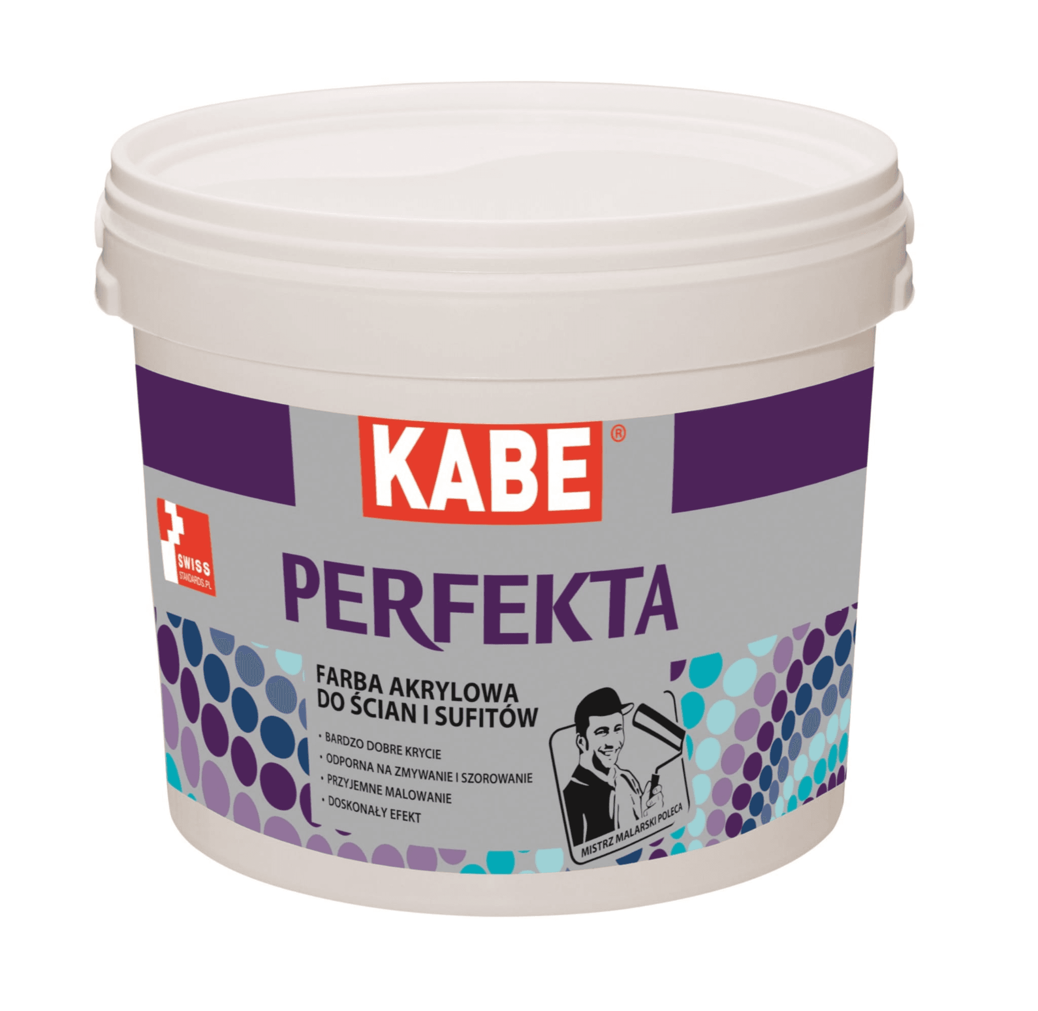 KABE Farba akrylowa do ścian i sufitów Perfekta, 10ll