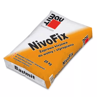 BAUMIT Zaprawa klejowa do wełny i styropianu NivoFix, 25kg