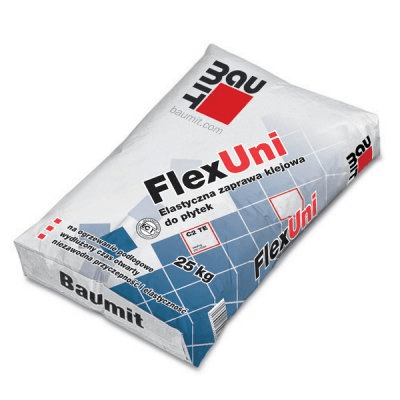 BAUMIT Elastyczna zaprawa klejowa do płytek 2-10 mm FlexUni, 25kg
