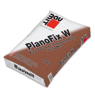BAUMIT Zaprawa cienkowarstwowa biała - klasa M10 PlanoFix W, 25kg