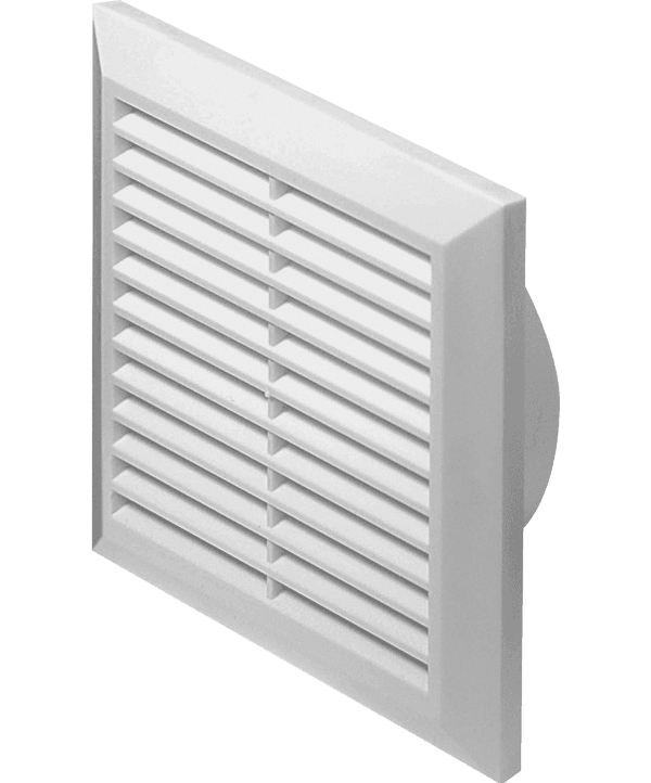 AWENTA Osłona wentylacyjna PCV biały 14x14