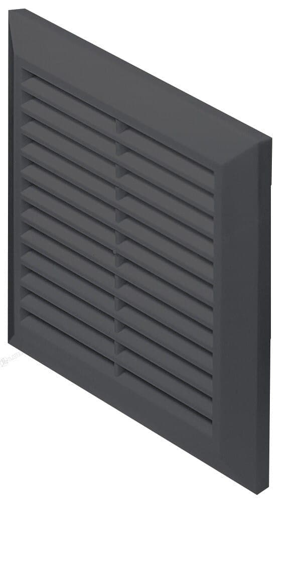 AWENTA Osłona wentylacyjna PCV grafit 14x14