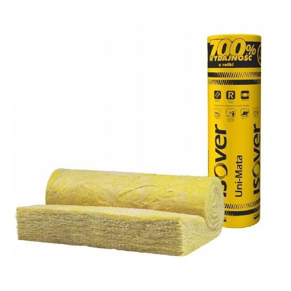 ISOVER Uni-Mata 200mm — wełna szklana, 5,1 m²/rolka