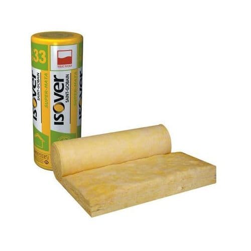 ISOVER Super-Mata 100mm — wełna szklana, 5,4 m²/rolka
