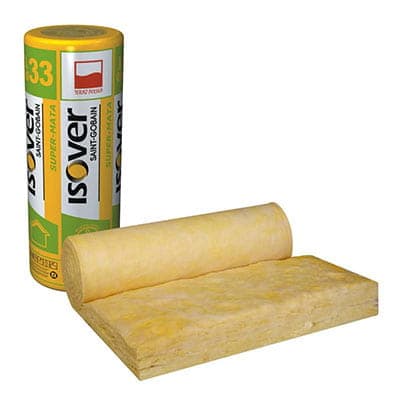 ISOVER Super-Mata 50mm — wełna szklana, 11,4 m²/rolka