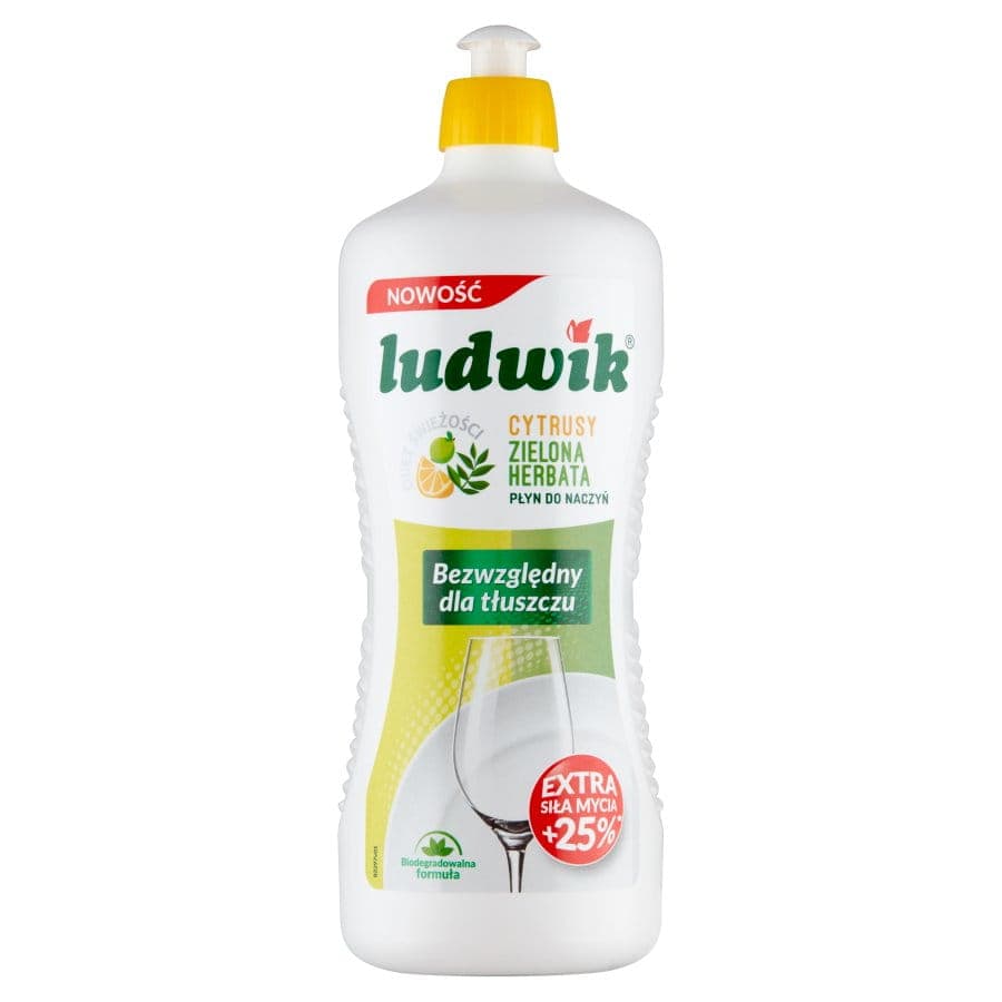 LUDWIK Płyn do naczyń CYTUSY Z ZIELONĄ HERBATĄ 900g