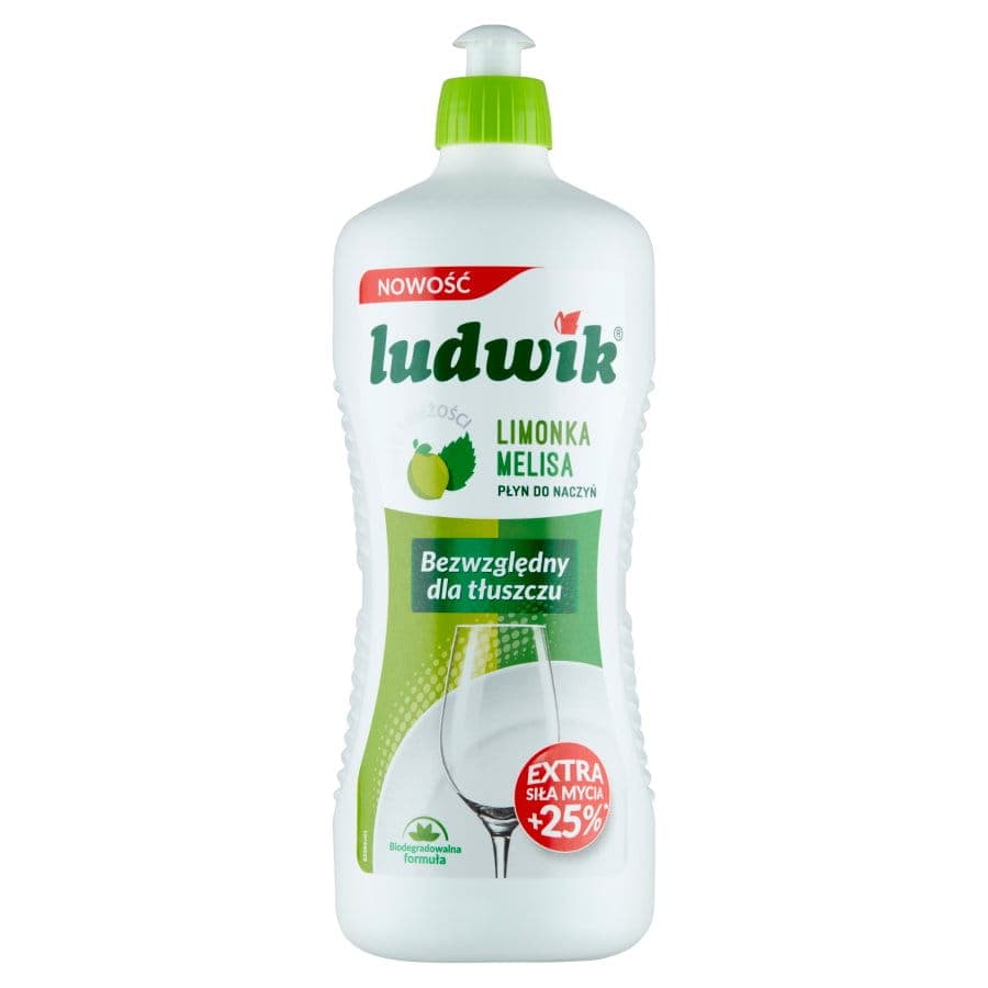 LUDWIK Płyn do naczyń LIMONKA Z MELISĄ 900g