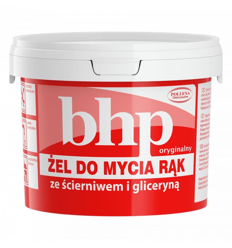 Pasta do mycia rąk BHP ŚCIERNIOW-CYTRYNOWA 500g