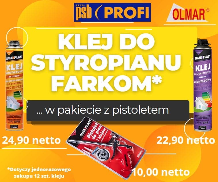 Karton kleju Farkom + pistolet, miniatura 2