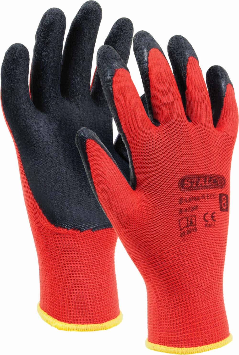 STALCO Rękawice poliestrowe "S-Latex R-Eco", miniatura 2