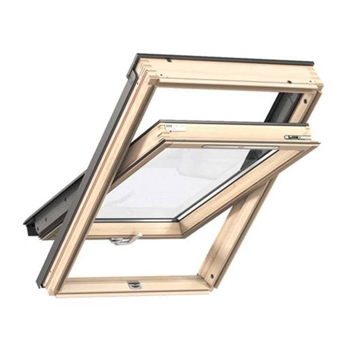 VELUX Okno drewniane 2-szybowe otwierane od dołu GZL 1051B (MK06 78x118), miniatura 8
