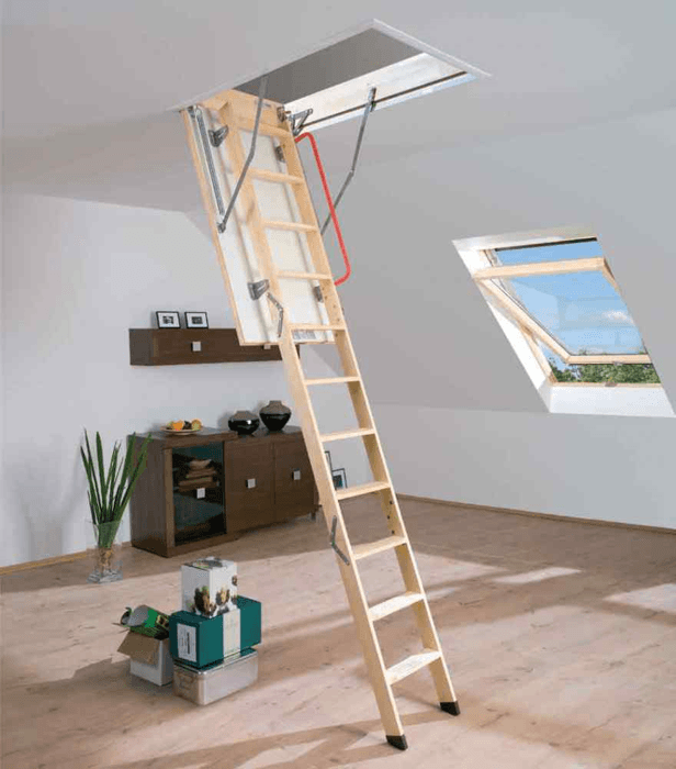 FAKRO Schody strychowe LTK 70x120/280, miniatura 5