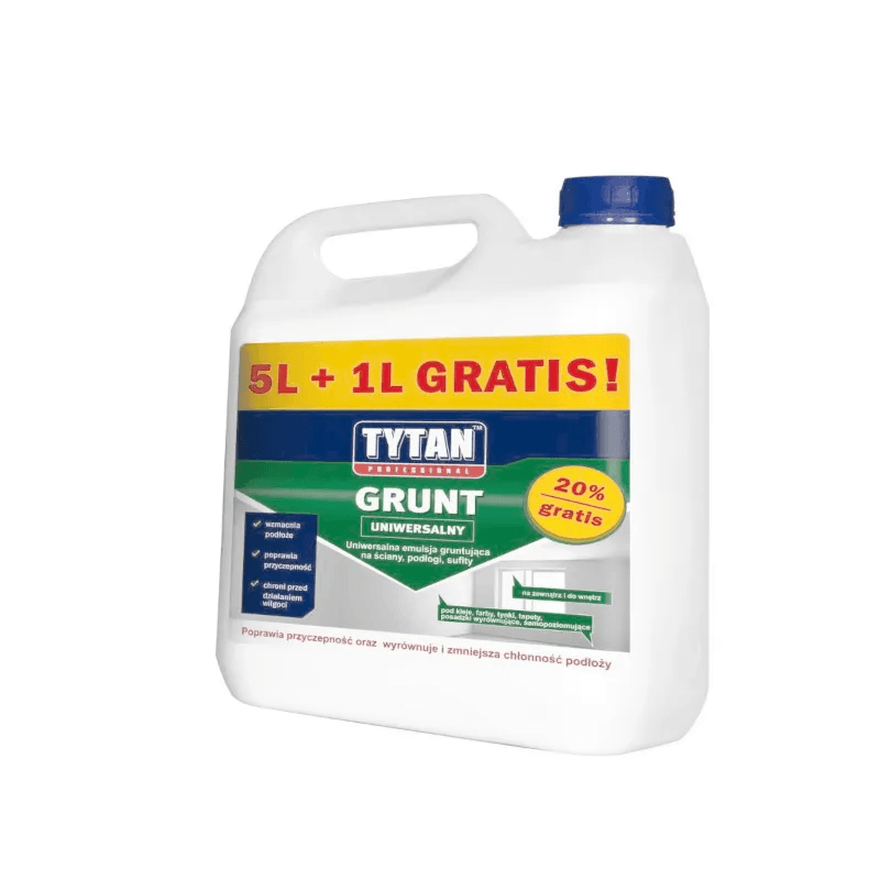 TYTAN PROFESSIONAL Grunt  uniwersalny XXL 5L+1L GRATIS!, miniatura 2