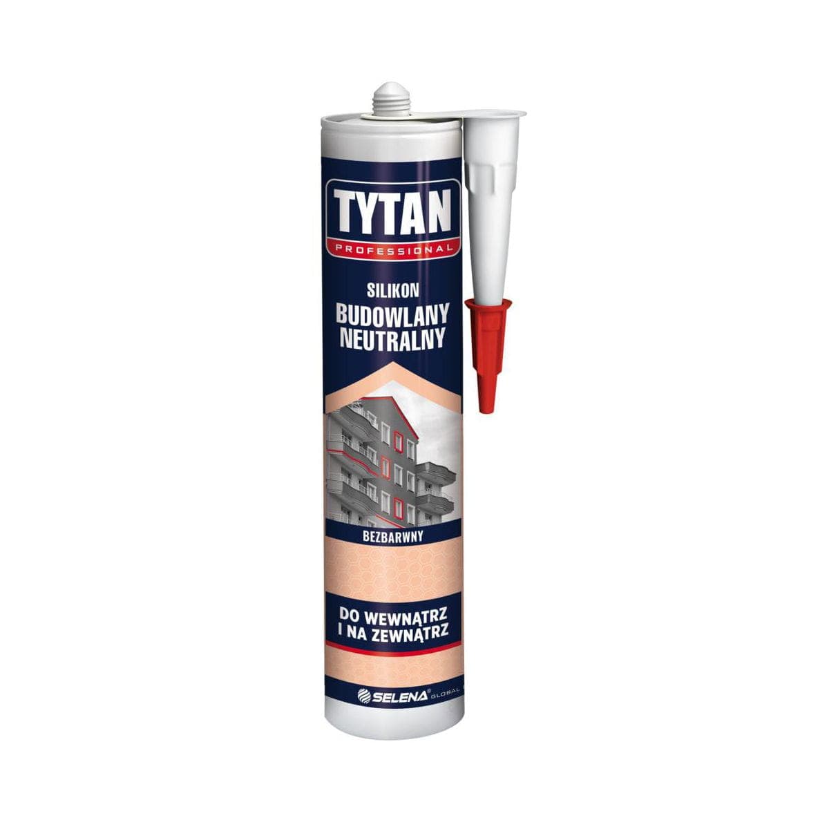 TYTAN PROFESSIONAL Silikon Budowlany Neutralny 280 ml bezbarwny, miniatura 2