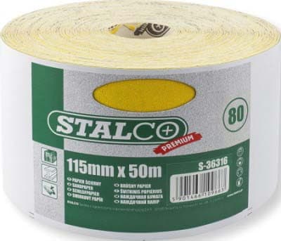 STALCO Papier ścierny w rolce 115mmx50m, miniatura 6