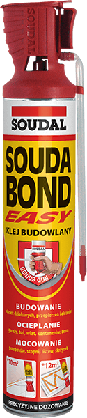 SOUDAL Klej poliuret.w aeroz.750ml EASY, miniatura 2