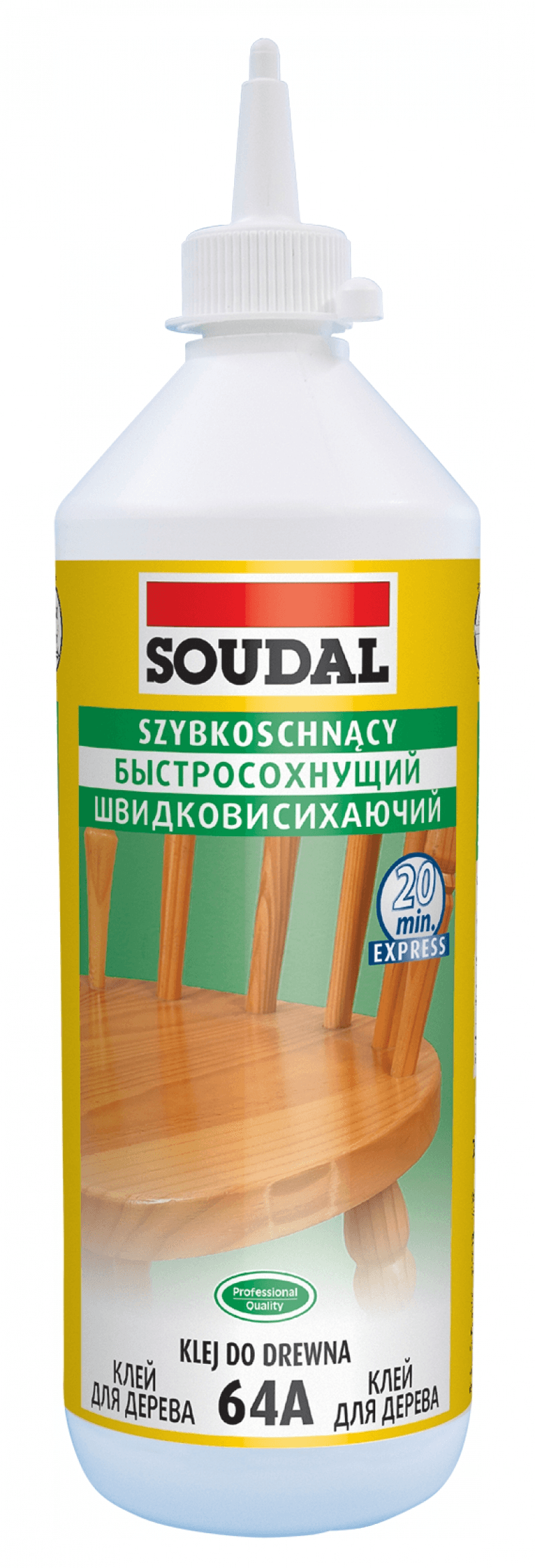 SOUDAL Szybki klej-drewno 64A 250ml, miniatura 2