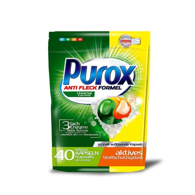 PUROX CAPS COLOR kapsułki do prania UNIVERSAL 40szt.