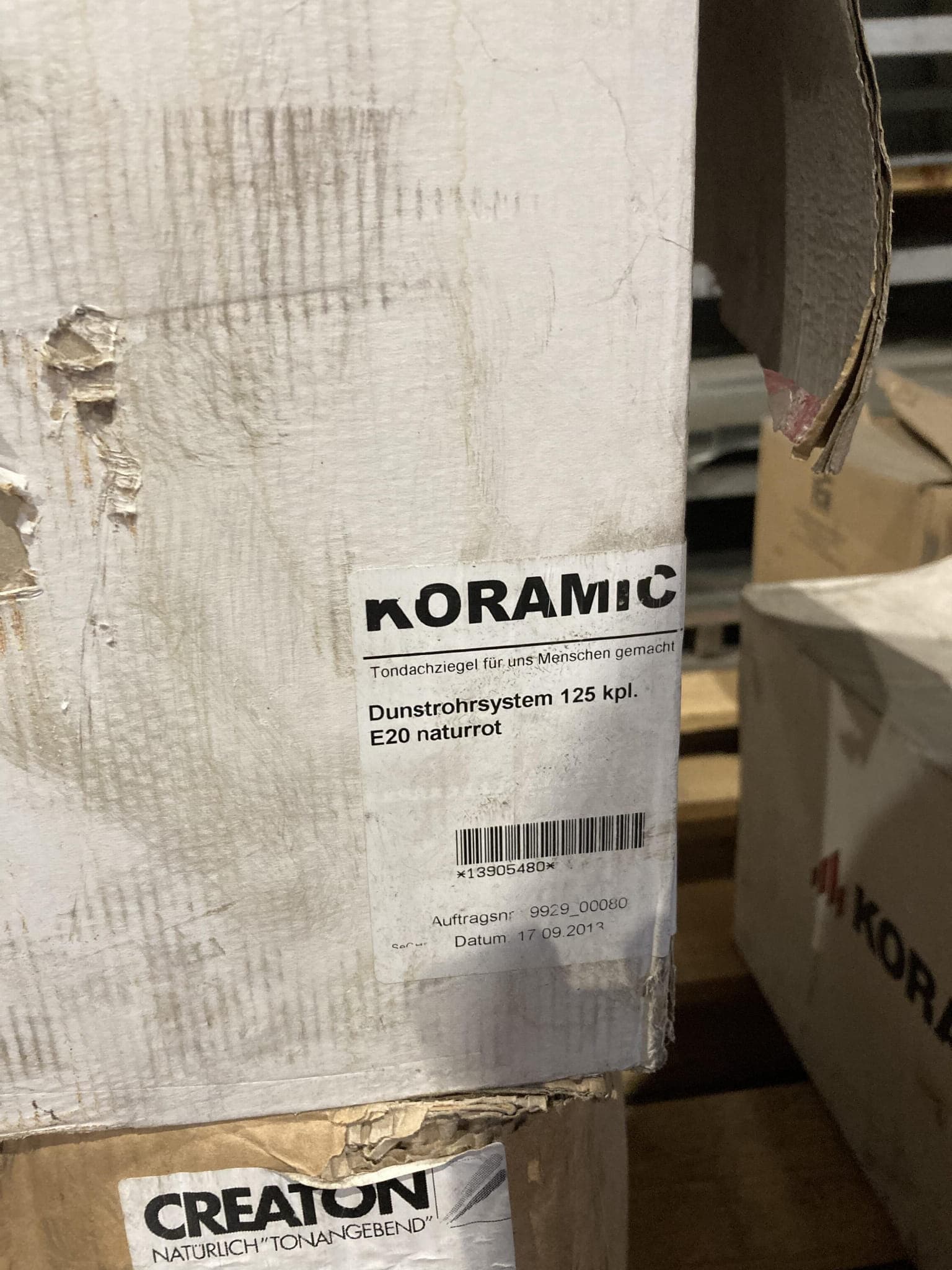 Kominek 125 Koramic E20 kolor naturalna czerwień, miniatura 2