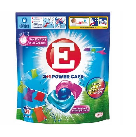E POWER CAPS kapsułki do prania COLOR i CIEMNE 39