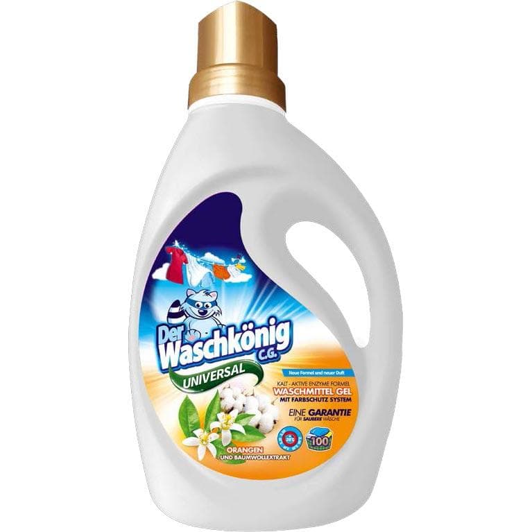Żel do prania Waschknig 3L UNIVERSAL ORANGEN UND BAUMWOLLEXTRAKT