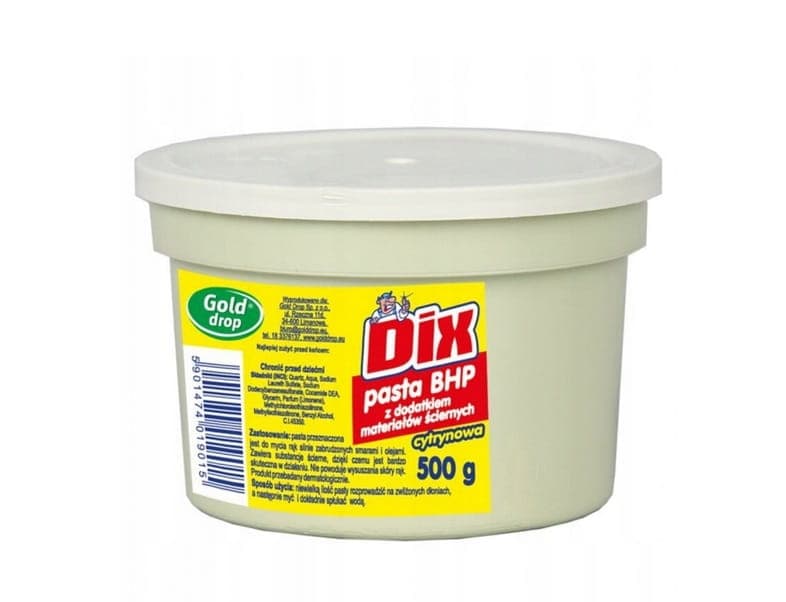 Pasta do mycia rąk BHP ŚCIERNIOW-CYTRYNOWA 500g, miniatura 2
