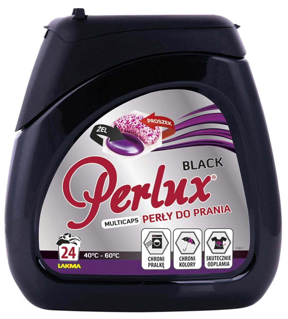 PERLUX kapsułki d/prania 24szt BLACK