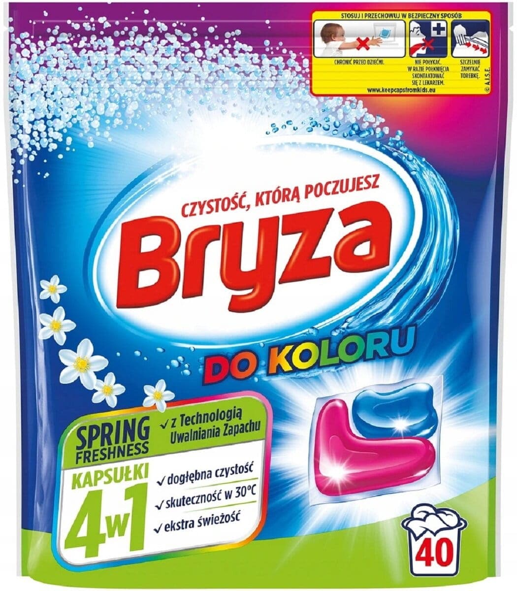 BRYZA 4w1 SPRING FRESHNESS kapsułki KOLOR