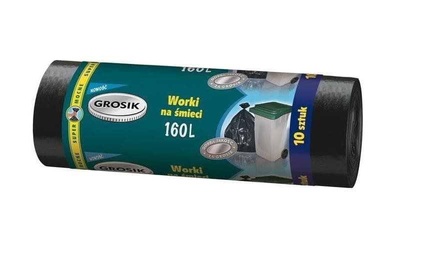 GR Worki LD 160l 10szt czarne