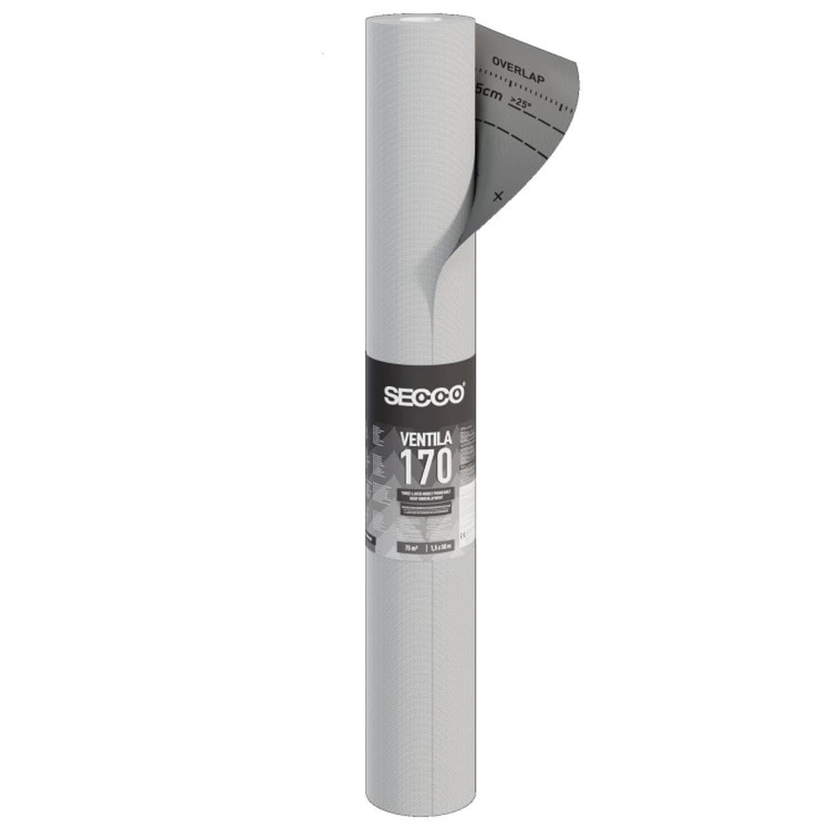 Membrana dachowa Secco Ventila 170 g (1,5m x 50m), miniatura 2