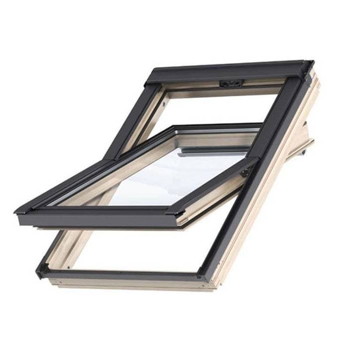 VELUX Okno drewniane 2-szybowe otwierane od dołu GZL 1051B (MK06 78x118)