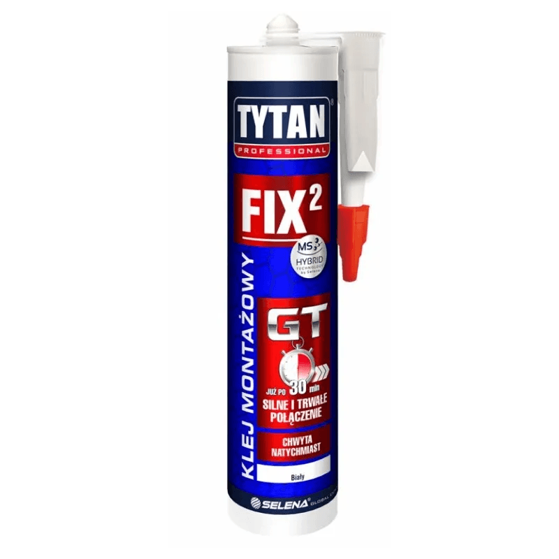 TYTAN PROFESSIONAL FIX2 GT Klej Montażowy 290 ml biały, zdjęcie 1