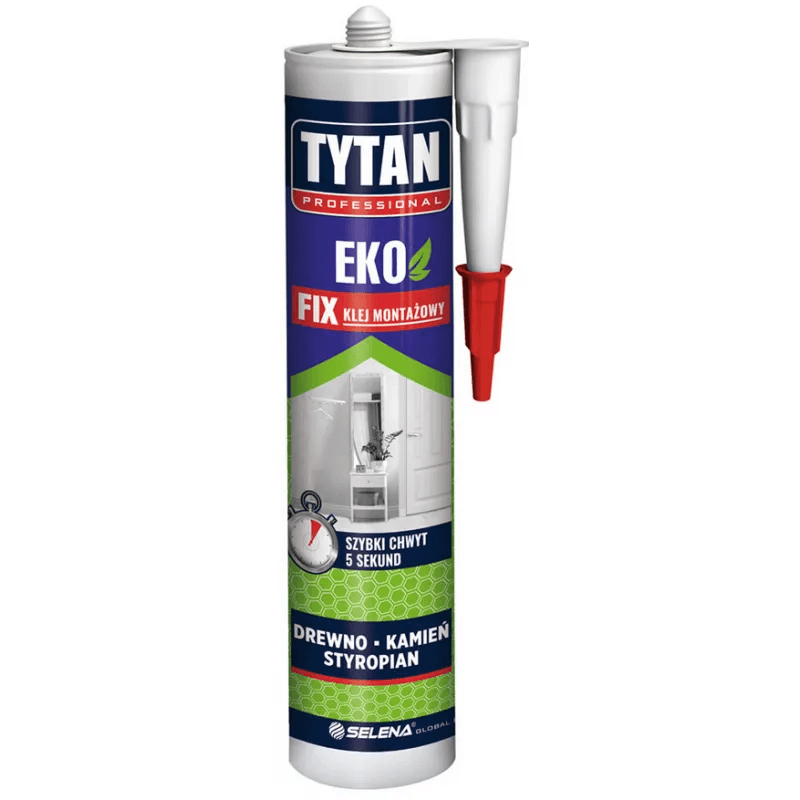 TYTAN PROFESSIONAL ECO FIX Klej montażowy ekologiczny 290 ml biały, zdjęcie 1