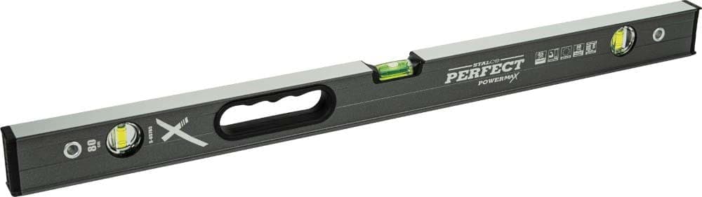 STALCO Poziomnica aluminiowa "POWERMAX", 120cm, zdjęcie 1