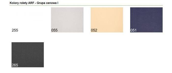 FAKRO Roleta na okno dachowe ARF/255 114x140 (RAL 9010)