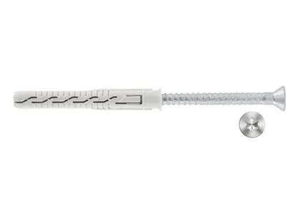 WKRĘT-MET Kołki ramowe rozporowe z wkrętem z łbem stożkowym 8,0 x 100 (50szt)