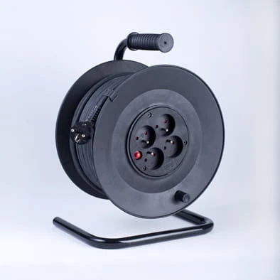 POLMARK Przedłużacz bębnowy 4gn z zabezpieczeniem termicznym 50mb OMY 3x1,5