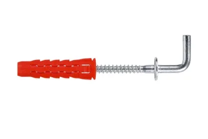 WKRĘT-MET Kołki uniwersalne z hakiem prostym 8,0 x 40 (25szt)